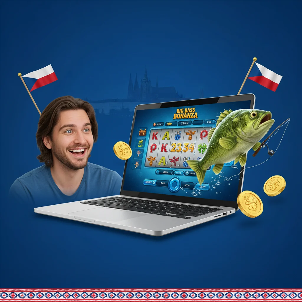 Vedle sebe položené snímky obrazovek Big Bass Bonanza, Big Bass Splash a Razor Shark se zvýrazněnými RTP a max výhrami